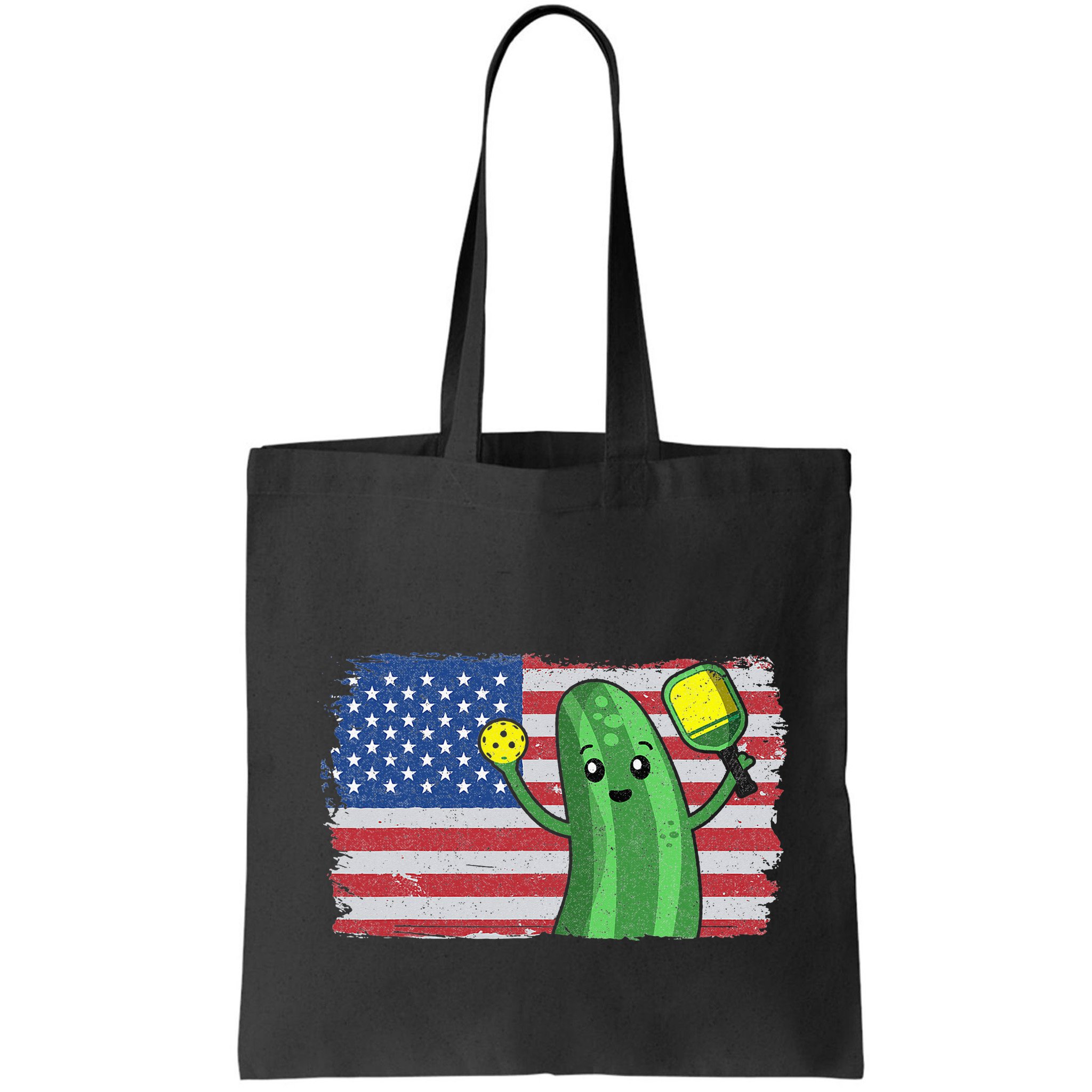 Pickleball US American Flag Pickle With Paddle Pickle Ball Bag