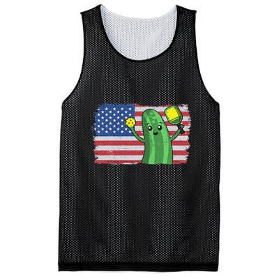 Pickleball US American Flag Pickle With Paddle Pickle Ball Mesh Reversible Basketball Jersey Tank