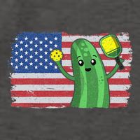 Pickleball US American Flag Pickle With Paddle Pickle Ball Vector Backpack