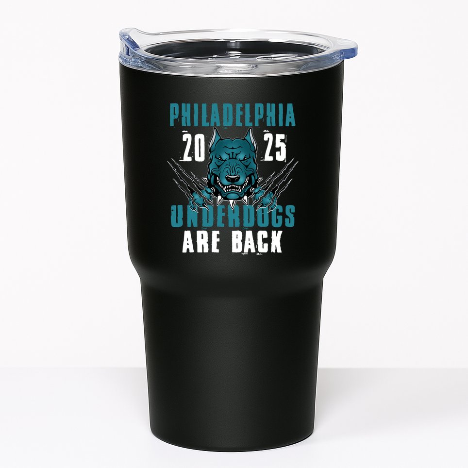 Philadelphia Underdogs Are Back 2025 Football Fan Tumbler