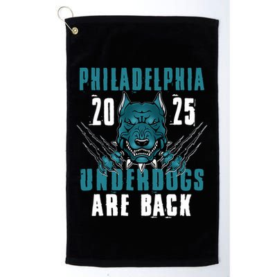 Philadelphia Underdogs Are Back 2025 Football Fan Golf Towel