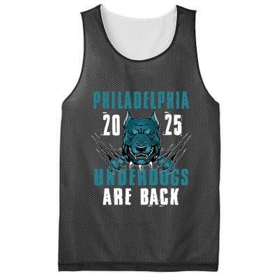 Philadelphia Underdogs Are Back 2025 Football Fan Mesh Reversible Basketball Jersey Tank