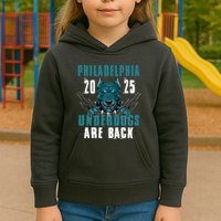 Philadelphia Underdogs Are Back 2025 Football Fan Kids Hoodie