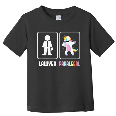 Paralegal Unicorn Attorney Assistant Law Firm Justice Toddler T-Shirt