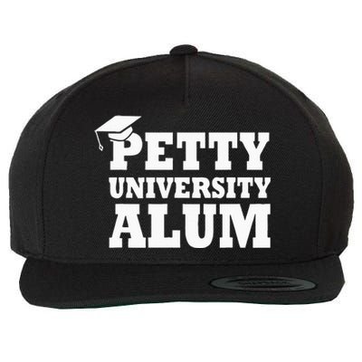 Petty University Alum Quote Wool Snapback Cap