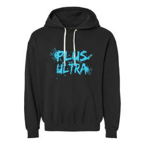 Plus Ultra Anime Hero Garment-Dyed Fleece Hoodie