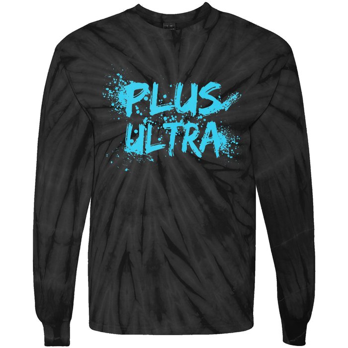 Plus Ultra Anime Hero Tie-Dye Long Sleeve Shirt