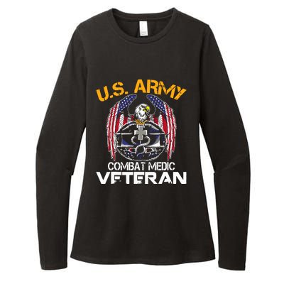 Proud US ARMY Combat Medic, Perfect Veteran Medical Military Womens CVC Long Sleeve Shirt