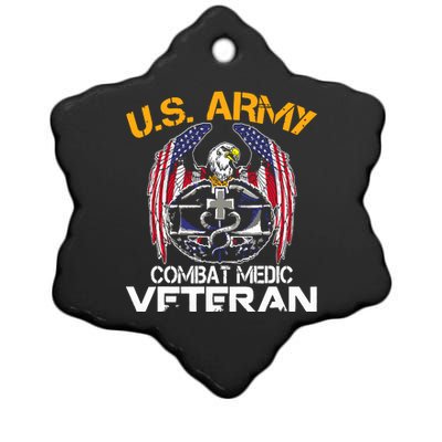 Proud US ARMY Combat Medic, Perfect Veteran Medical Military Ceramic Star Ornament