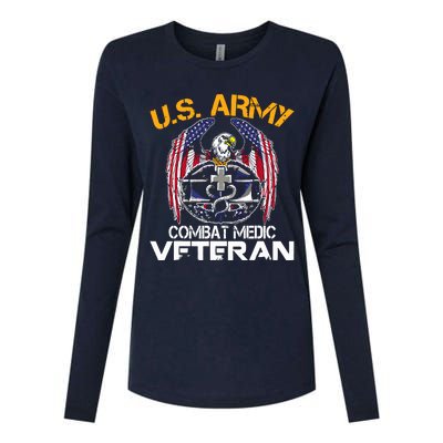 Proud US ARMY Combat Medic, Perfect Veteran Medical Military Womens Cotton Relaxed Long Sleeve T-Shirt