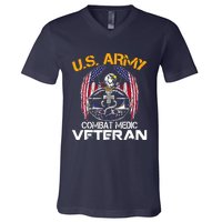 Proud US ARMY Combat Medic, Perfect Veteran Medical Military V-Neck T-Shirt