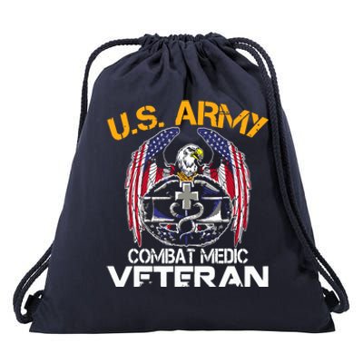 Proud US ARMY Combat Medic, Perfect Veteran Medical Military Drawstring Bag