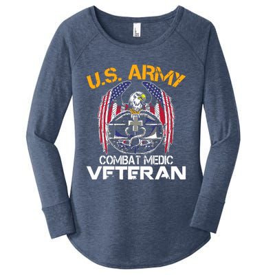 Proud US ARMY Combat Medic, Perfect Veteran Medical Military Women's Perfect Tri Tunic Long Sleeve Shirt