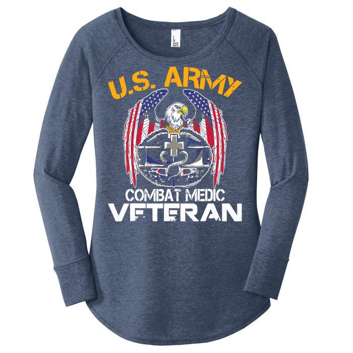 Proud US ARMY Combat Medic, Perfect Veteran Medical Military Women's Perfect Tri Tunic Long Sleeve Shirt