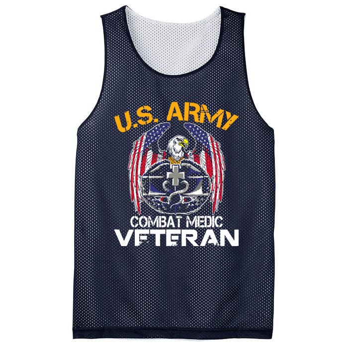 Proud US ARMY Combat Medic, Perfect Veteran Medical Military Mesh Reversible Basketball Jersey Tank