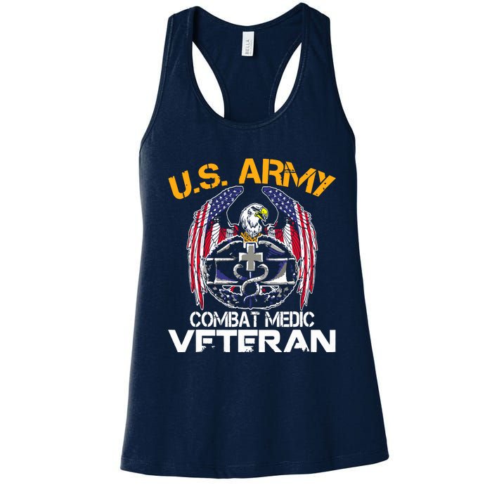 Proud US ARMY Combat Medic, Perfect Veteran Medical Military Women's Racerback Tank