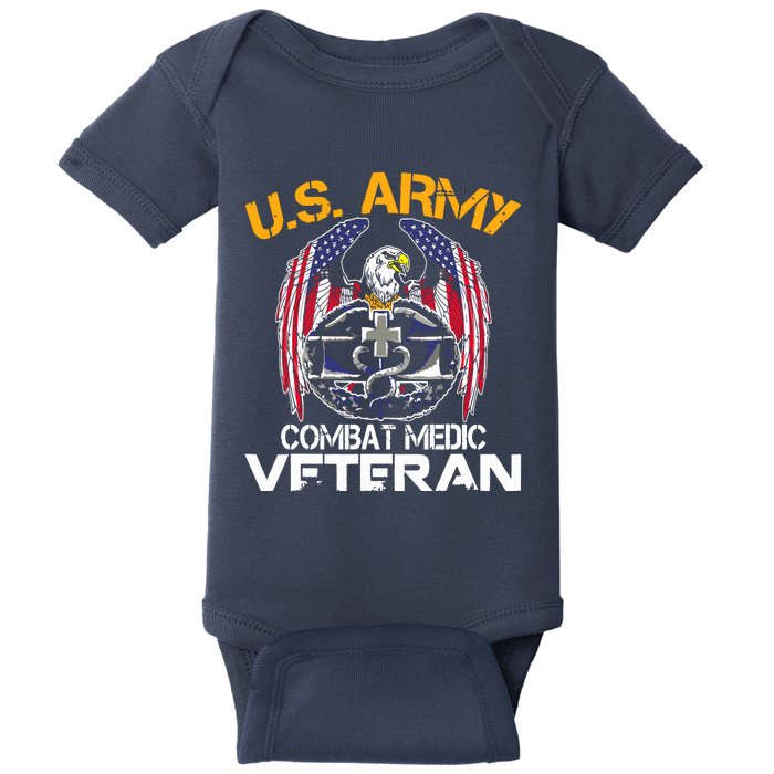 Proud US ARMY Combat Medic, Perfect Veteran Medical Military Baby Bodysuit