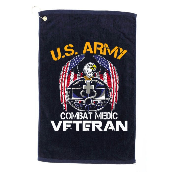 Proud US ARMY Combat Medic, Perfect Veteran Medical Military Platinum Collection Golf Towel