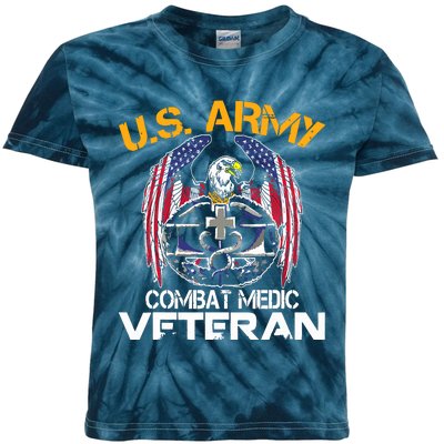 Proud US ARMY Combat Medic, Perfect Veteran Medical Military Kids Tie-Dye T-Shirt