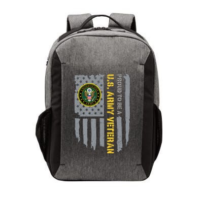 Proud US Army Veteran American Flag Vector Backpack