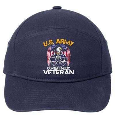 Proud US ARMY Combat Medic, Perfect Veteran Medical Military 7-Panel Snapback Hat