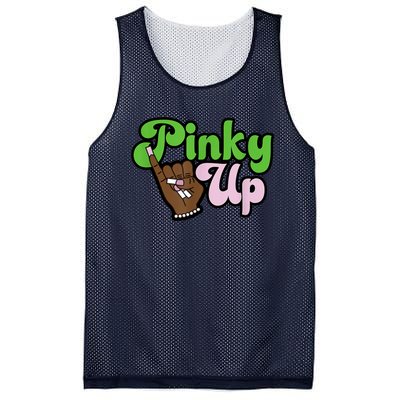 Pinky Up AKA Inspired Greek Sorority Mesh Reversible Basketball Jersey Tank