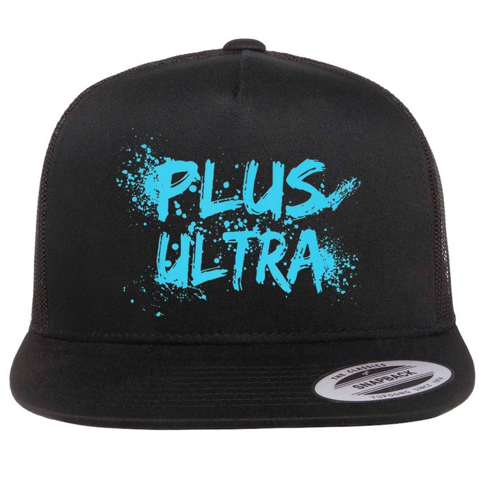 Plus Ultra Anime Hero Flat Bill Trucker Hat