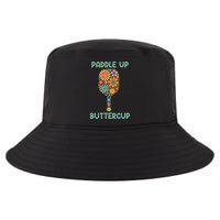 Paddle Up Buttercup Floral Pickleball Paddle Cool Comfort Performance Bucket Hat