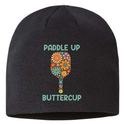 Paddle Up Buttercup Floral Pickleball Paddle Sustainable Beanie
