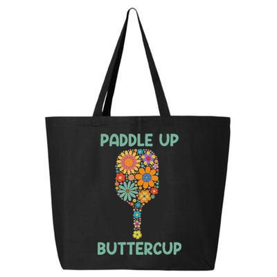 Paddle Up Buttercup Floral Pickleball Paddle 25L Jumbo Tote