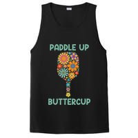 Paddle Up Buttercup Floral Pickleball Paddle PosiCharge Competitor Tank