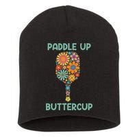 Paddle Up Buttercup Floral Pickleball Paddle Short Acrylic Beanie