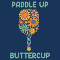Paddle Up Buttercup Floral Pickleball Paddle Infant Baby Jersey Bodysuit