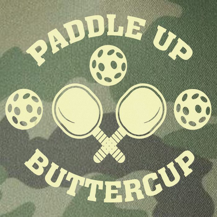 Paddle Up Buttercup For Pickleball Legacy Tie Dye Trucker Hat
