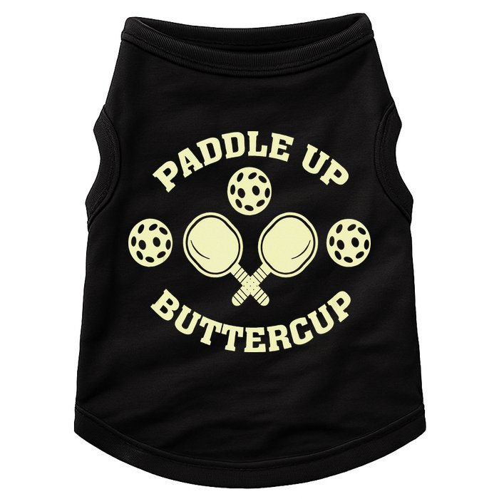 Paddle Up Buttercup For Pickleball Doggie Tank