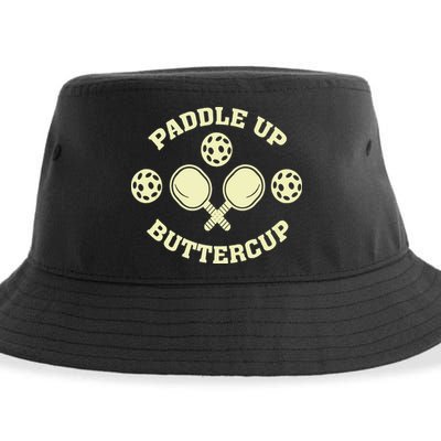 Paddle Up Buttercup For Pickleball Sustainable Bucket Hat