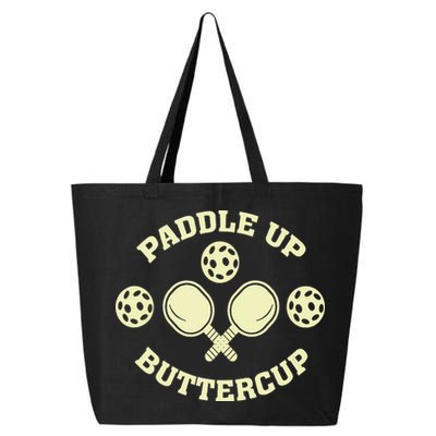 Paddle Up Buttercup For Pickleball 25L Jumbo Tote