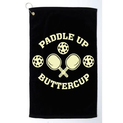 Paddle Up Buttercup For Pickleball Golf Towel