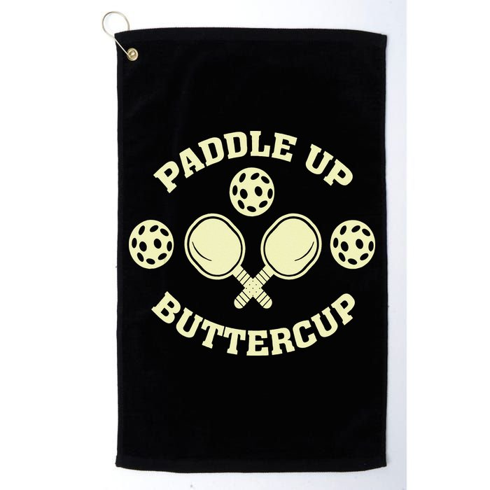 Paddle Up Buttercup For Pickleball Golf Towel
