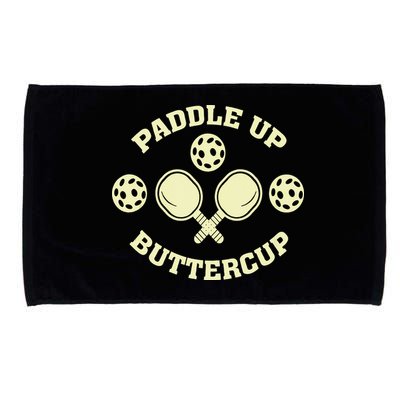 Paddle Up Buttercup For Pickleball Microfiber Hand Towel
