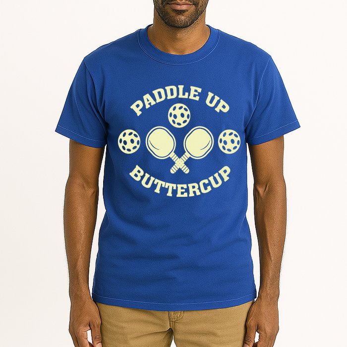 Paddle Up Buttercup For Pickleball Tall T-Shirt