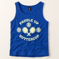 Paddle Up Buttercup For Pickleball Tank Top
