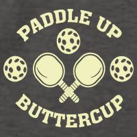 Paddle Up Buttercup For Pickleball Vector Backpack
