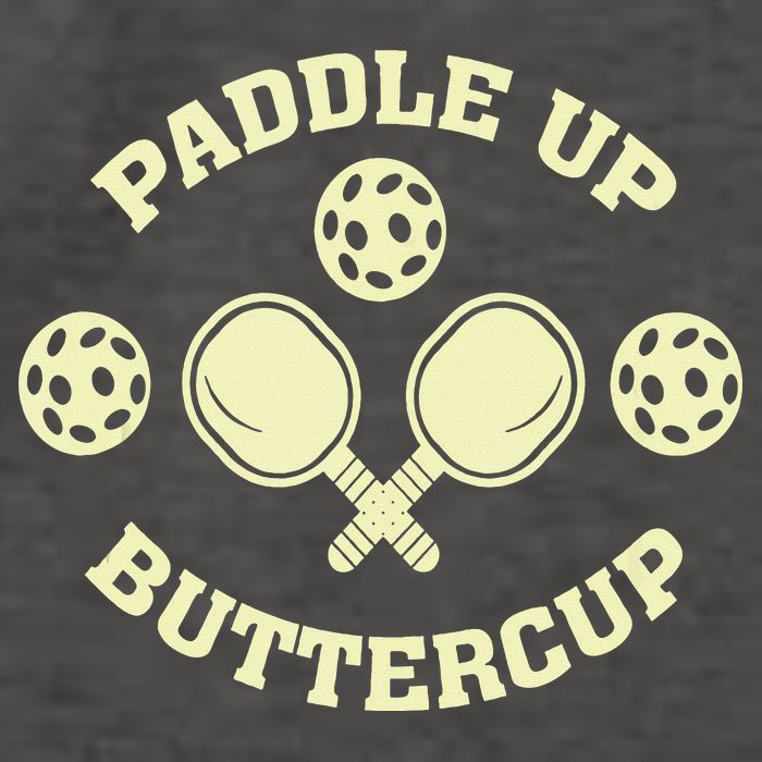 Paddle Up Buttercup For Pickleball Vector Backpack
