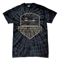 Purdue University Boilermakers Badge Tie-Dye T-Shirt