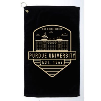 Purdue University Boilermakers Badge Platinum Collection Golf Towel