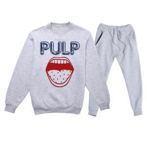 Pulp Us Big Mouth Premium Crewneck Sweatsuit Set