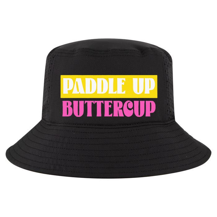 Paddle Up Buttercup for Pickleball Lovers Cool Comfort Performance Bucket Hat