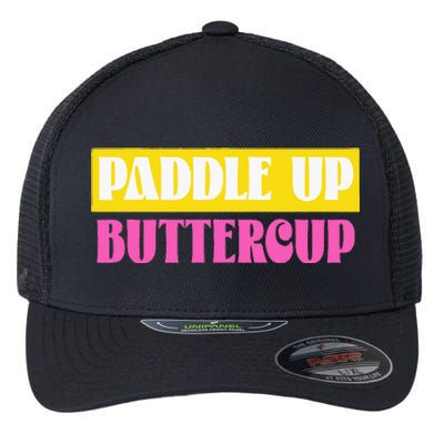 Paddle Up Buttercup for Pickleball Lovers Flexfit Unipanel Trucker Cap