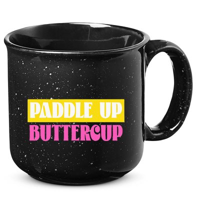 Paddle Up Buttercup for Pickleball Lovers 15oz Campfire Ceramic Mug